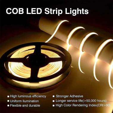 Cob Light Strip가 가열되어 있습니까?
